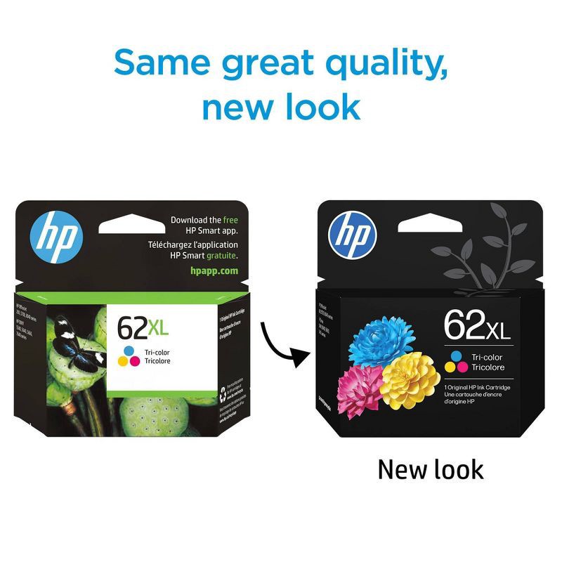 slide 6 of 16, HP Inc. HP 62 Ink Series - High Yield Tri-color Ink Cartridge, 1 ct