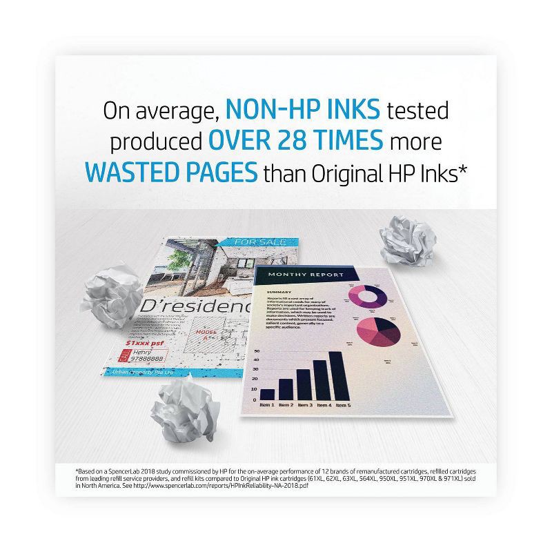 slide 16 of 16, HP Inc. HP 62 Ink Series - High Yield Tri-color Ink Cartridge, 1 ct