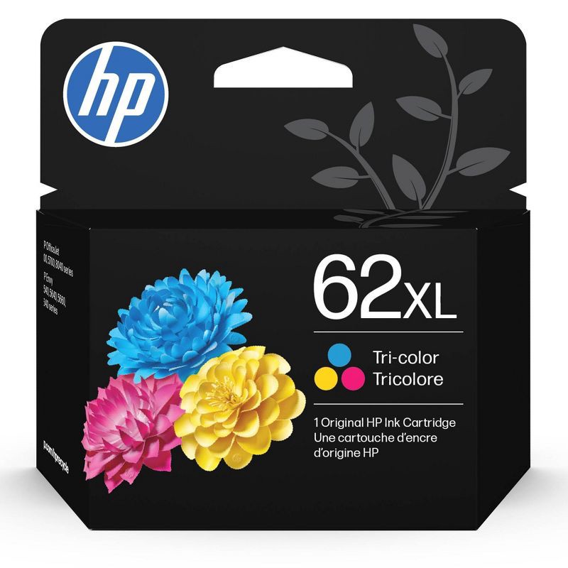 slide 1 of 16, HP Inc. HP 62 Ink Series - High Yield Tri-color Ink Cartridge, 1 ct
