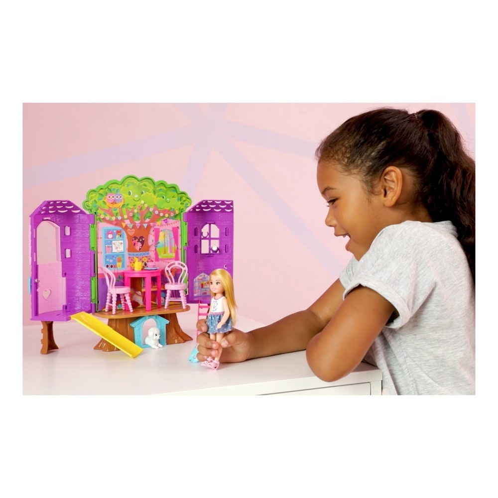 slide 10 of 12, Barbie Chelsea Doll and Treehouse Playset, 1 ct