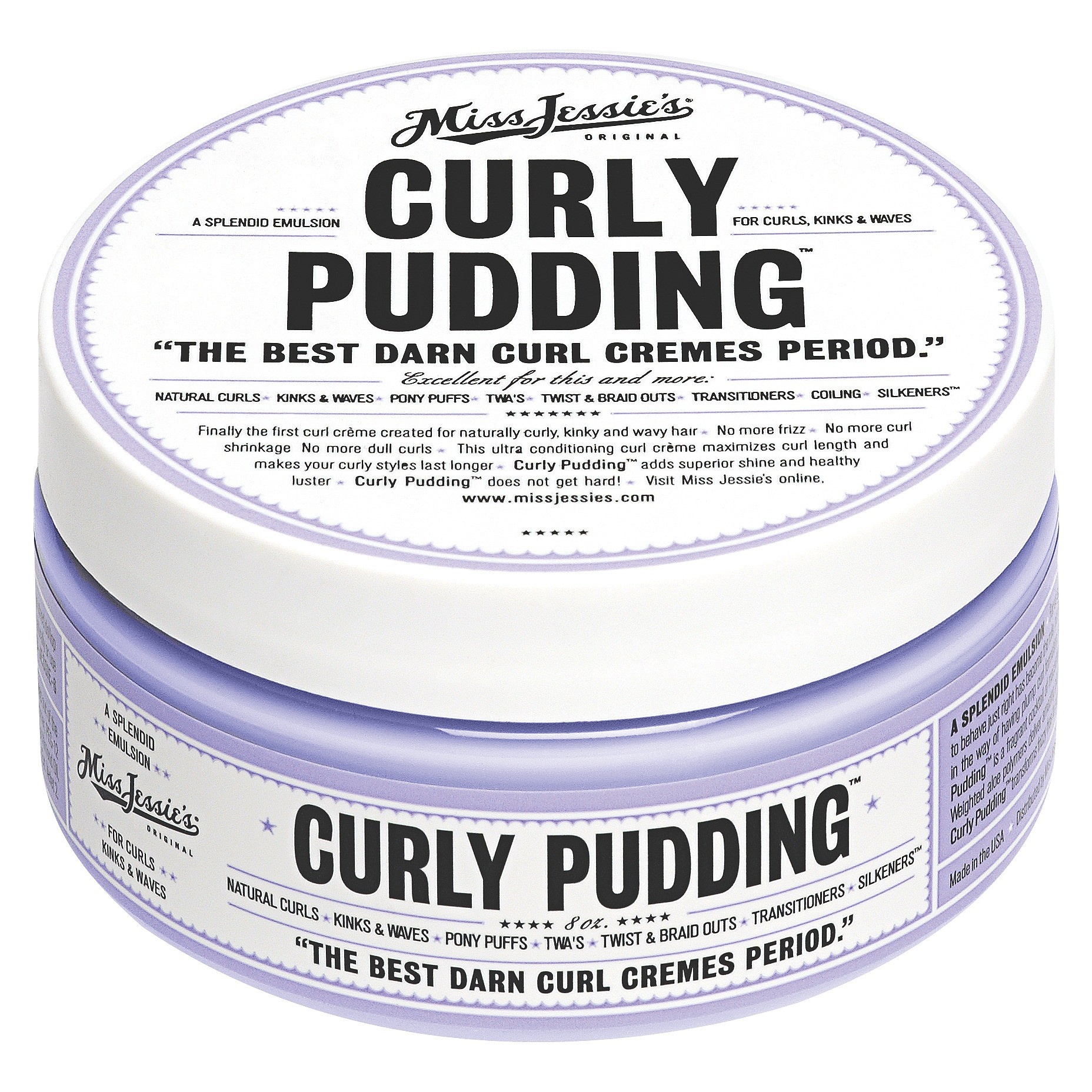 slide 1 of 1, Miss Jessie's Curly Pudding, 8 oz