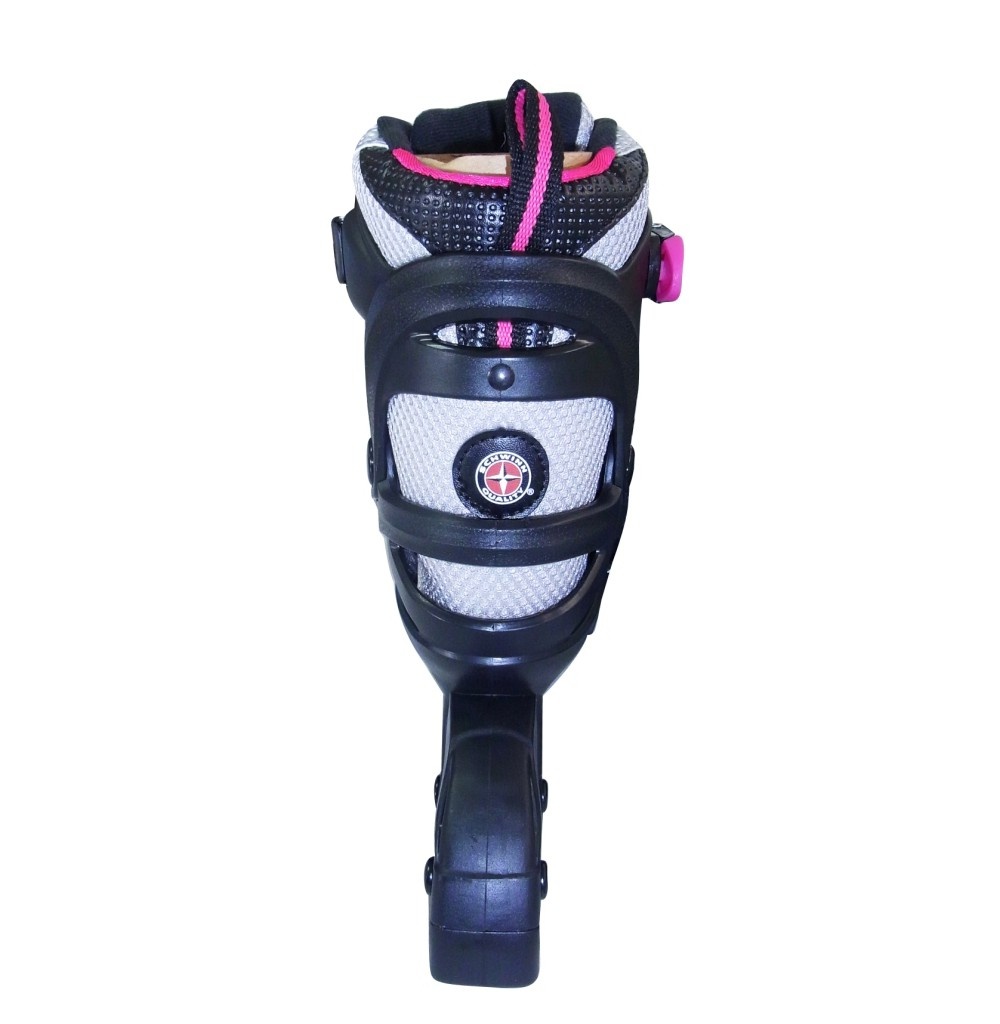 slide 3 of 5, Schwinn Girls' Adjustable Inline Skate (1-4) - Black/Pink, 1 ct