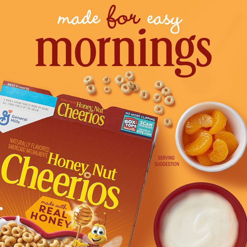 slide 5 of 9, General Mills Cheerios Honey Nut Breakfast Cereal - 27.2oz, 27.2 oz
