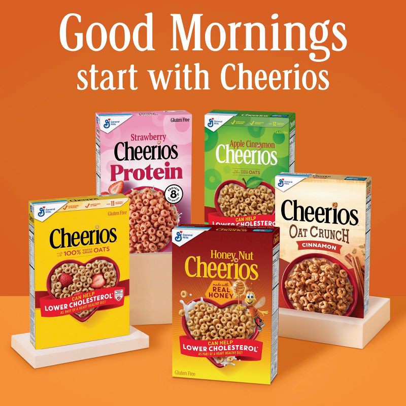 slide 9 of 9, General Mills Cheerios Honey Nut Breakfast Cereal - 27.2oz, 27.2 oz