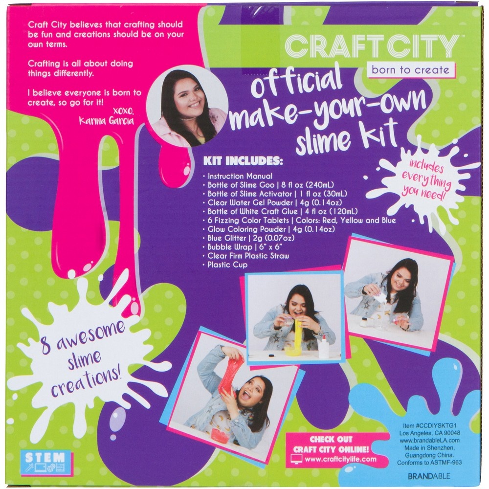 slide 4 of 4, Craft City DIY Slime Kit, 1 ct