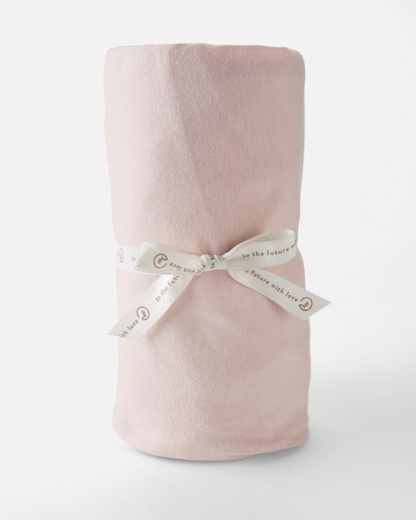 slide 2 of 3, Littleplanet Baby Organic Cotton Standard Crib Sheet Pink OSZ, 1 ct