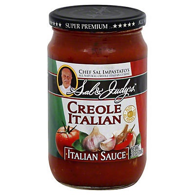 slide 1 of 1, Sal & Judy's Italian Sauce, Creole Italian, 26.5 oz