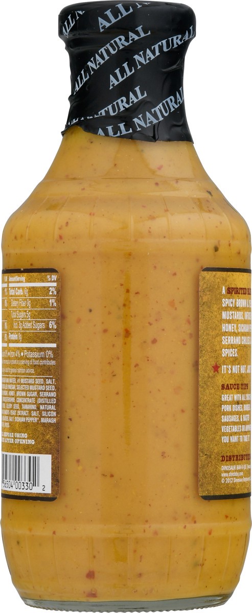 slide 12 of 12, Dinosaur Bar-B-Que Dinosaur Hot Honey Gol, 16 fl oz