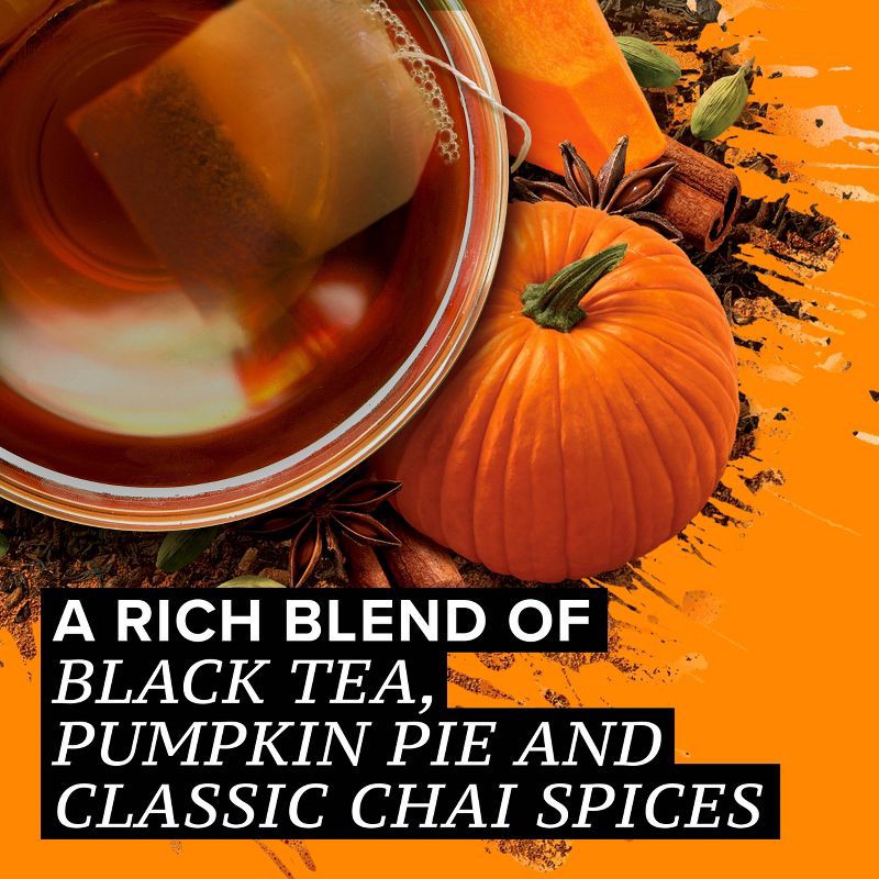 slide 3 of 3, Tazo Chai Pumpkin Spice Black Tea Bags - 20ct, 20 ct