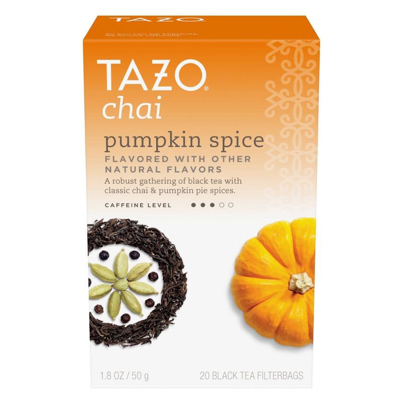 slide 2 of 5, Tazo Chai Pumpkin Spice Tea - 20ct, 20 ct