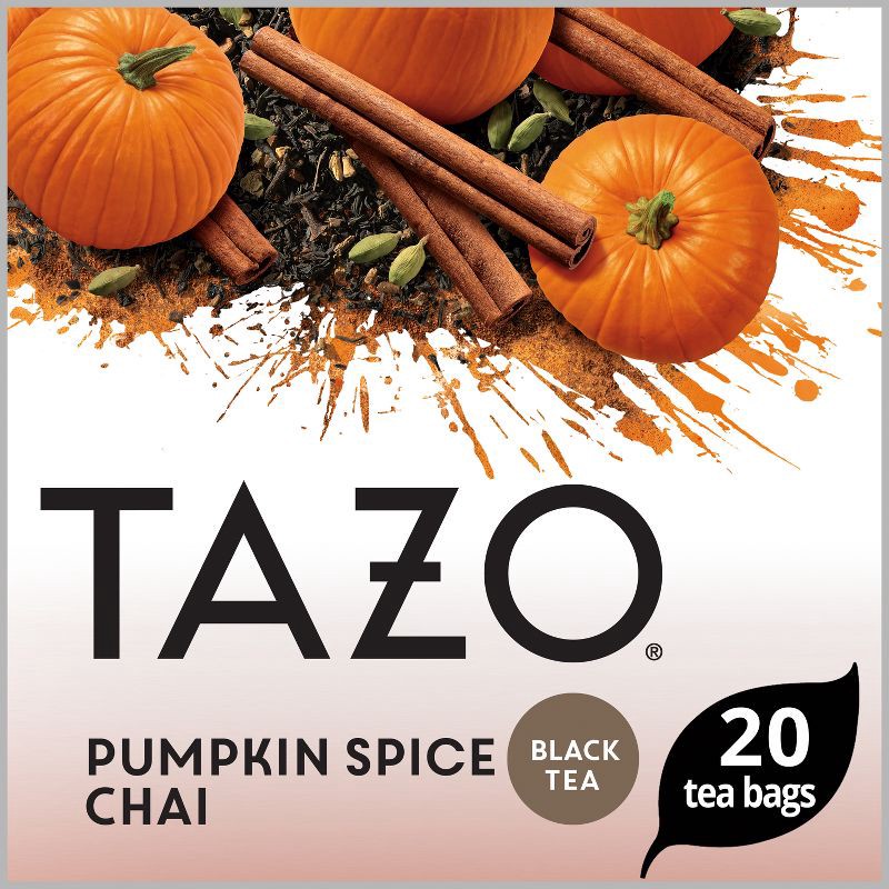 slide 1 of 5, Tazo Chai Pumpkin Spice Tea - 20ct, 20 ct