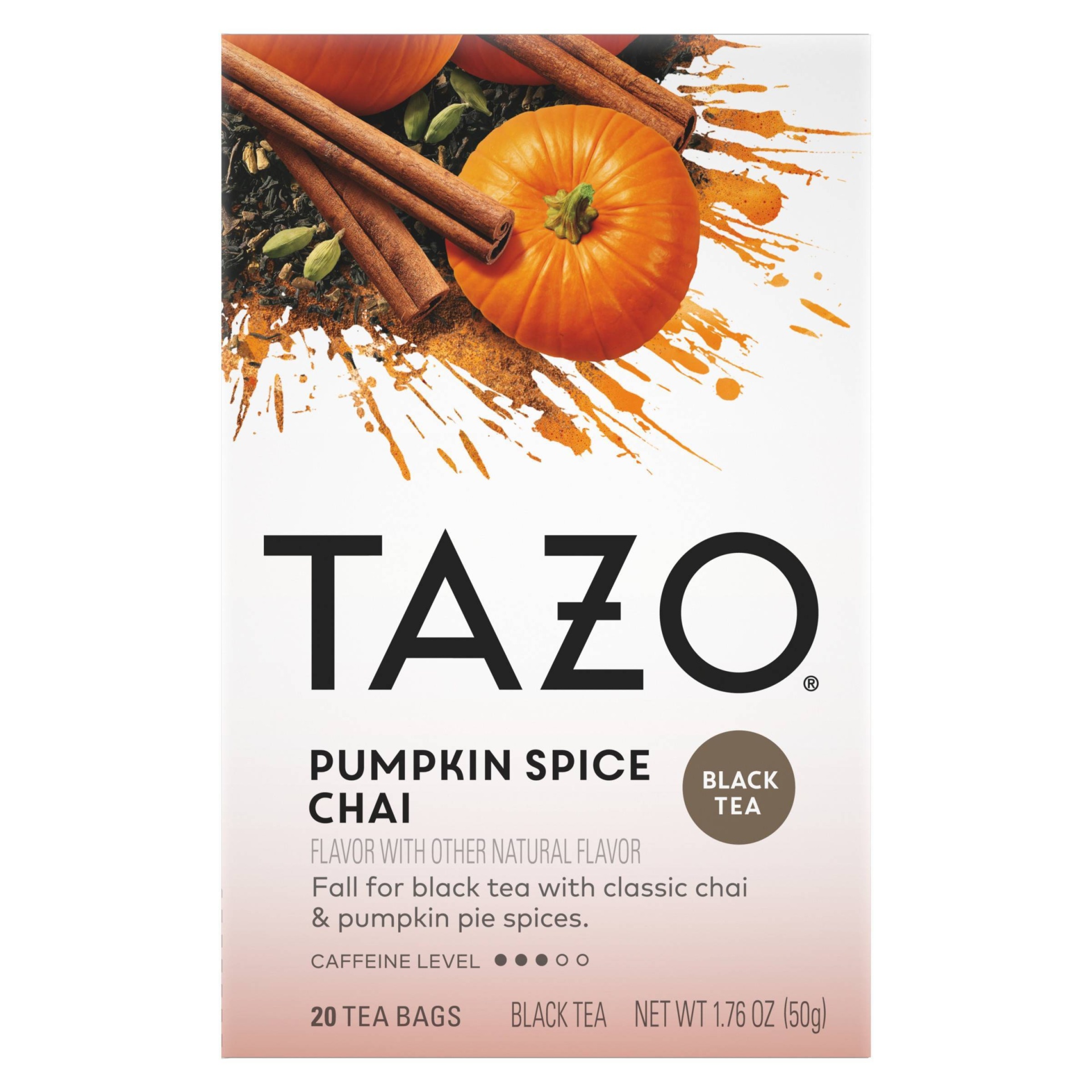 slide 1 of 5, Tazo Chai Pumpkin Spice Tea, 20 ct