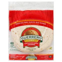 Guerrero Caseras Flour Tortillas, Burrito Size, 8 Count