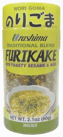 slide 1 of 1, Urashima Nori Goma Furikake, 2.1 oz