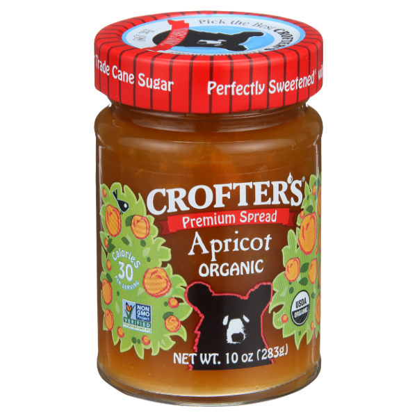 slide 1 of 1, Crofter's Organic Apricot Premium Spread, 10 oz