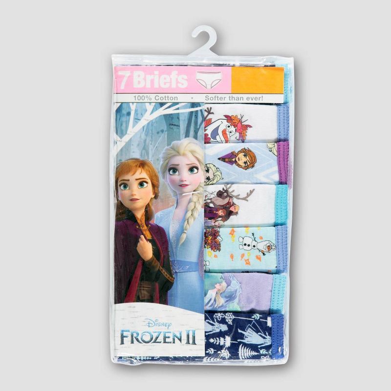 slide 2 of 2, Toddler Girls' Disney 7pk Frozen Briefs - 4T, 7 ct