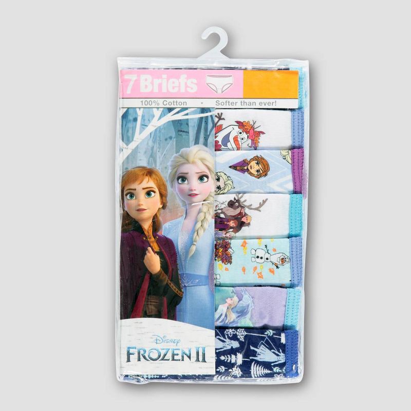 slide 2 of 2, Toddler Girls' Disney 7pk Frozen Briefs - 2T-3T, 7 ct