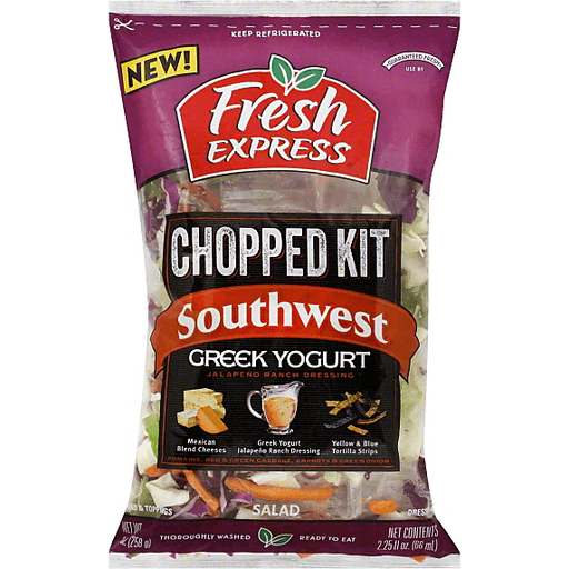 slide 2 of 3, Fresh Express Southwest Chopped Salad Kit, 11.5 oz