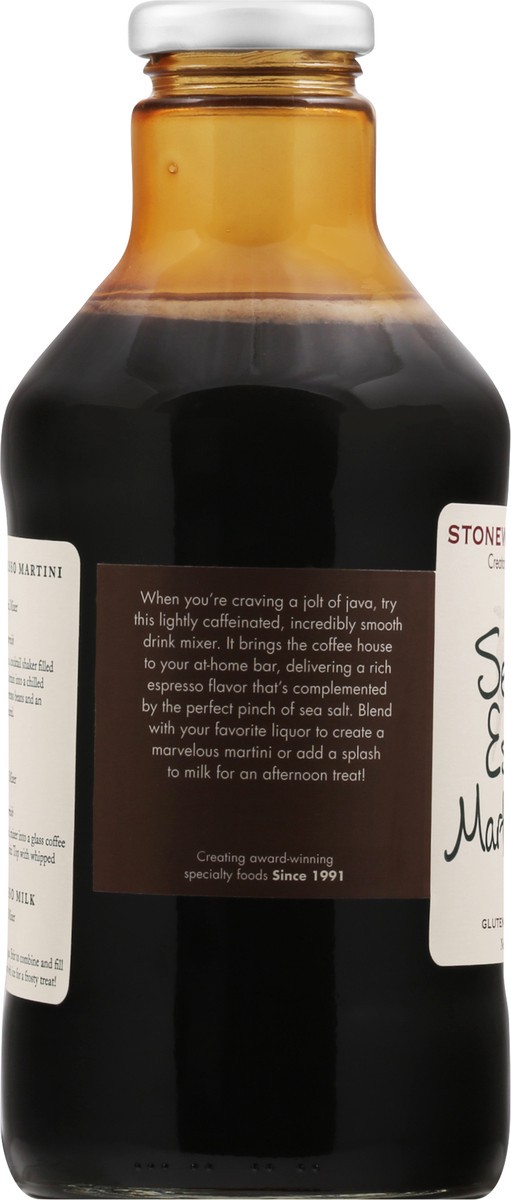 slide 6 of 12, Stonewall Kitchen Sea Salt Espresso Martini Mixer 710 ml, 710 ml