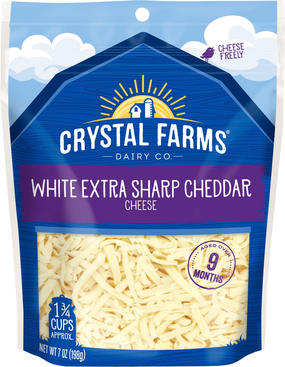 slide 3 of 6, Crystal Farms Cheese, 7 oz