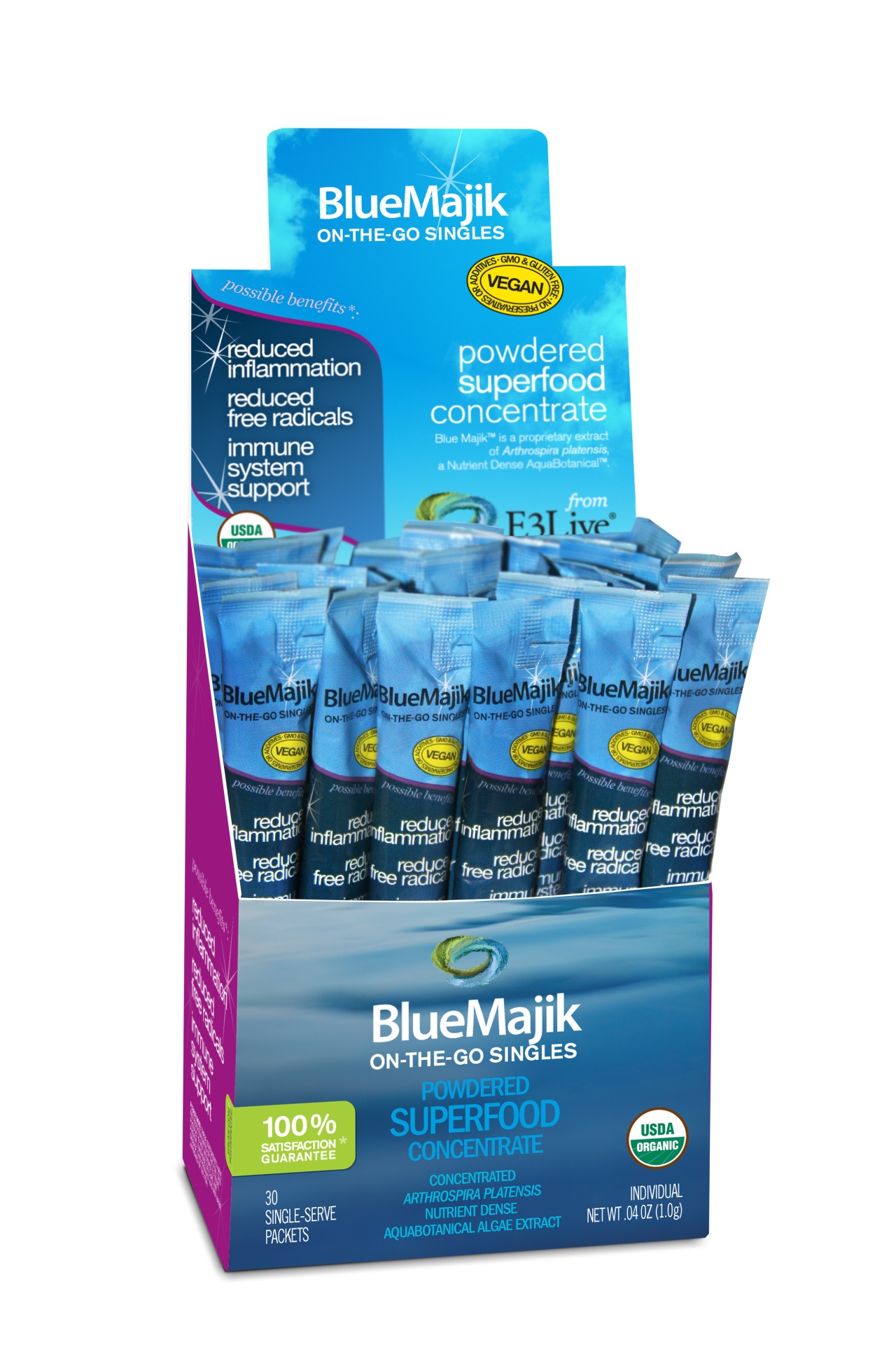 slide 1 of 1, Eastern Carolina Organics Blue Majik Spirulina Powder, 1 ct