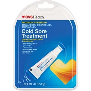 slide 1 of 1, CVS Health Cold Sore Fever Blister Treatment, 0.07 oz