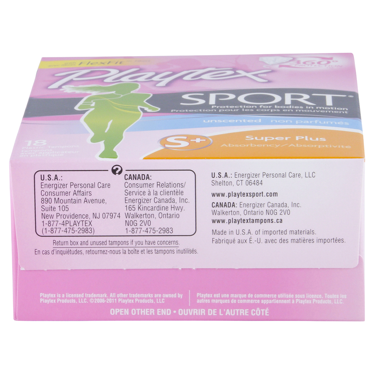 Playtex Sport Plastic Tampons - Ultra Absorbency - Shop Tampons at H-E-B