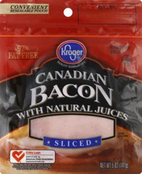 Kroger Sliced Canadian Bacon