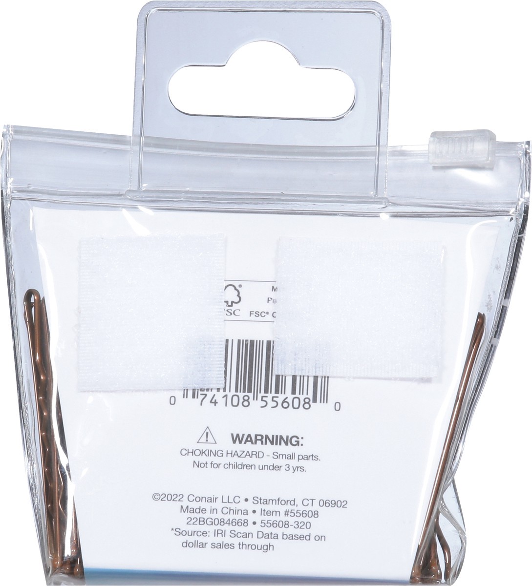 slide 7 of 9, Conair Savvy Value Brown Bobby Pins & Pouch 200 ea, 200 ct