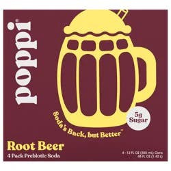Poppi Soda, Prebiotic, Root Beer