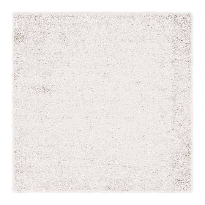 slide 1 of 1, Unique Loom Davos Shag 8' Square Area Rug - Linen, 1 ct