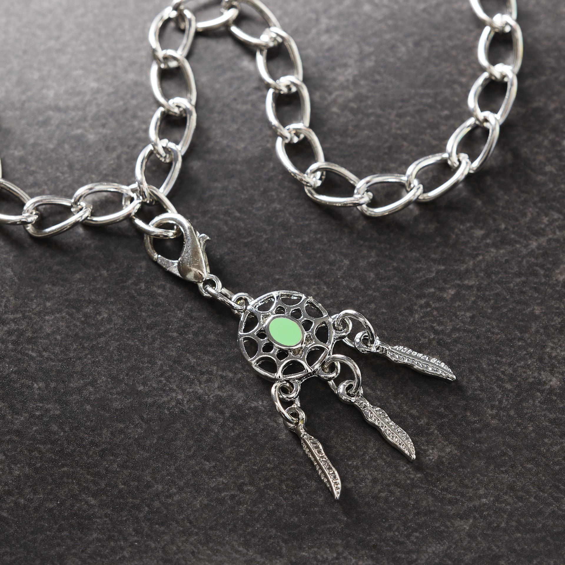 slide 5 of 6, Dream Catcher Charm By Bead Landing, 13mm x 28mm