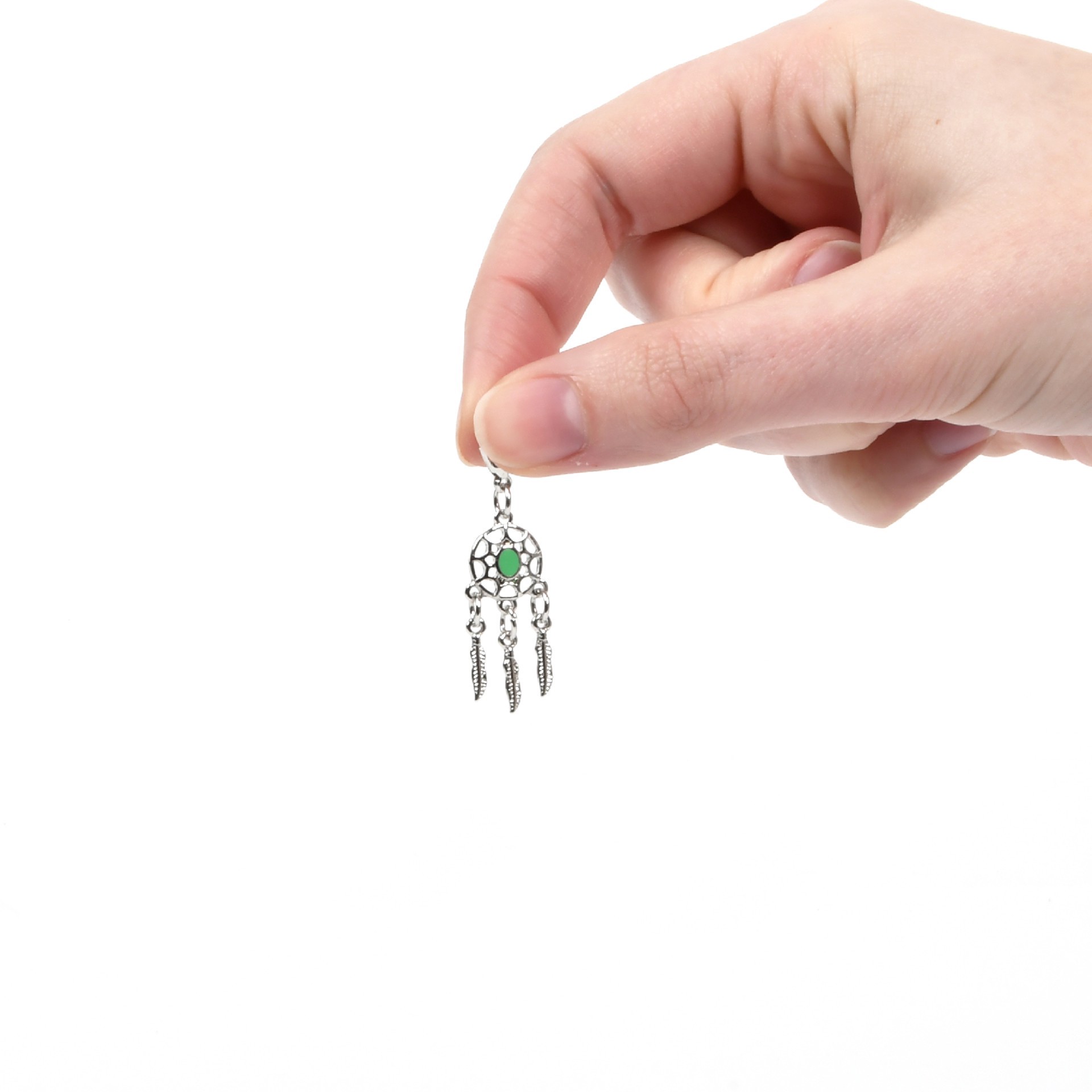 slide 3 of 6, Dream Catcher Charm By Bead Landing, 13mm x 28mm