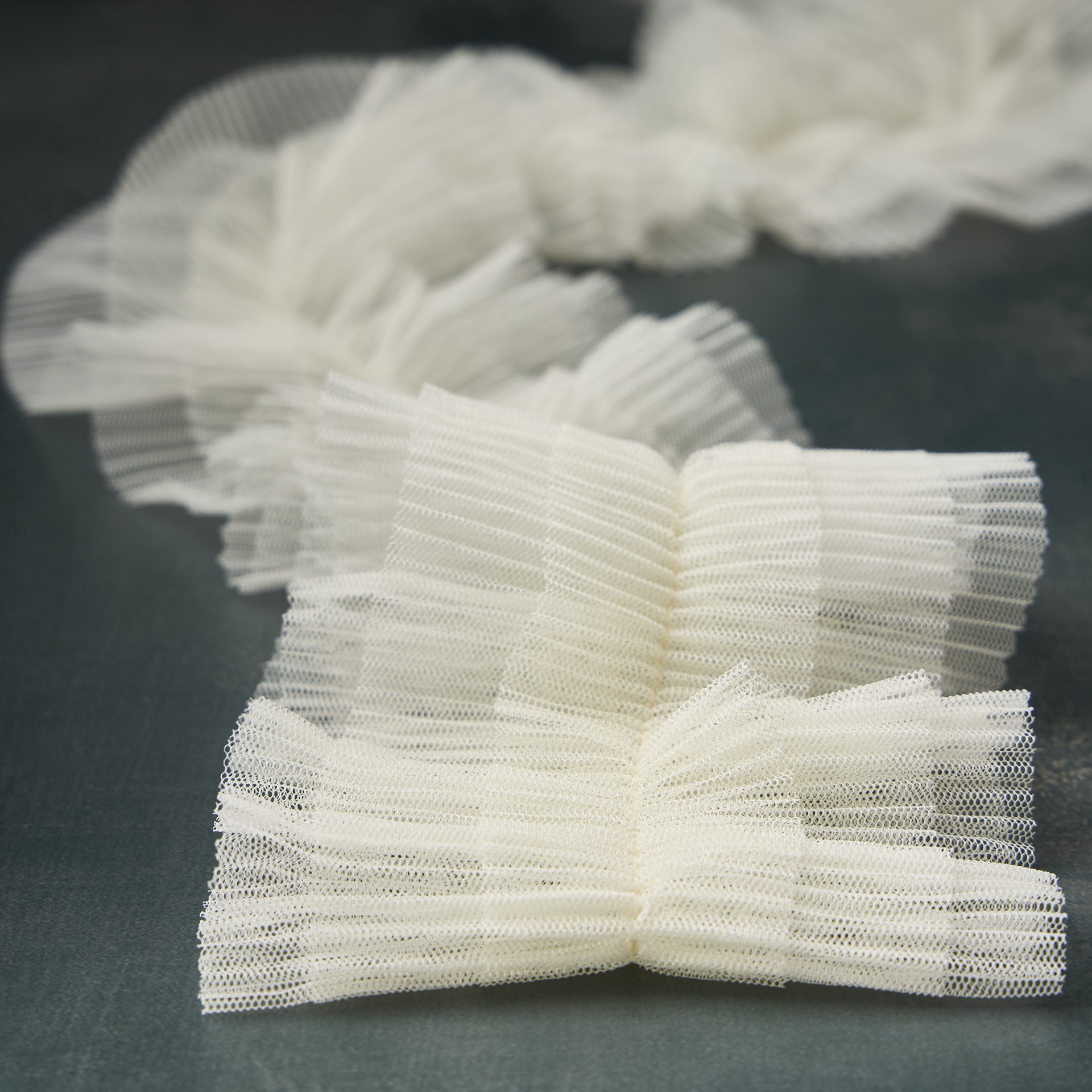 slide 2 of 2, 4" X 2yd. Layered Tulle Ribbon By Celebrate It Classic, 4 in x 2 yd