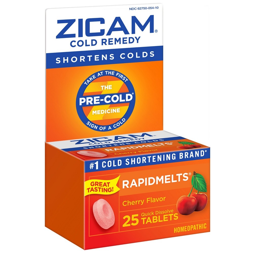 slide 2 of 2, Zicam Zinc Cold Remedy RapidMelts Quick Dissolve Tablets - Cherry - 25ct, 25 ct