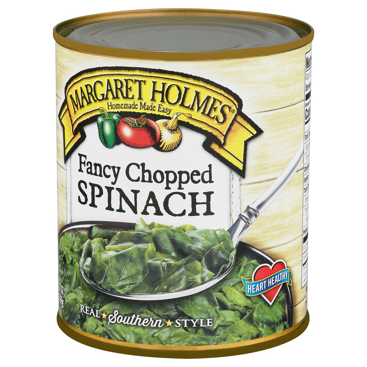 slide 2 of 13, Margaret Holmes Fancy Chopped Spinach 27 oz, 27 oz