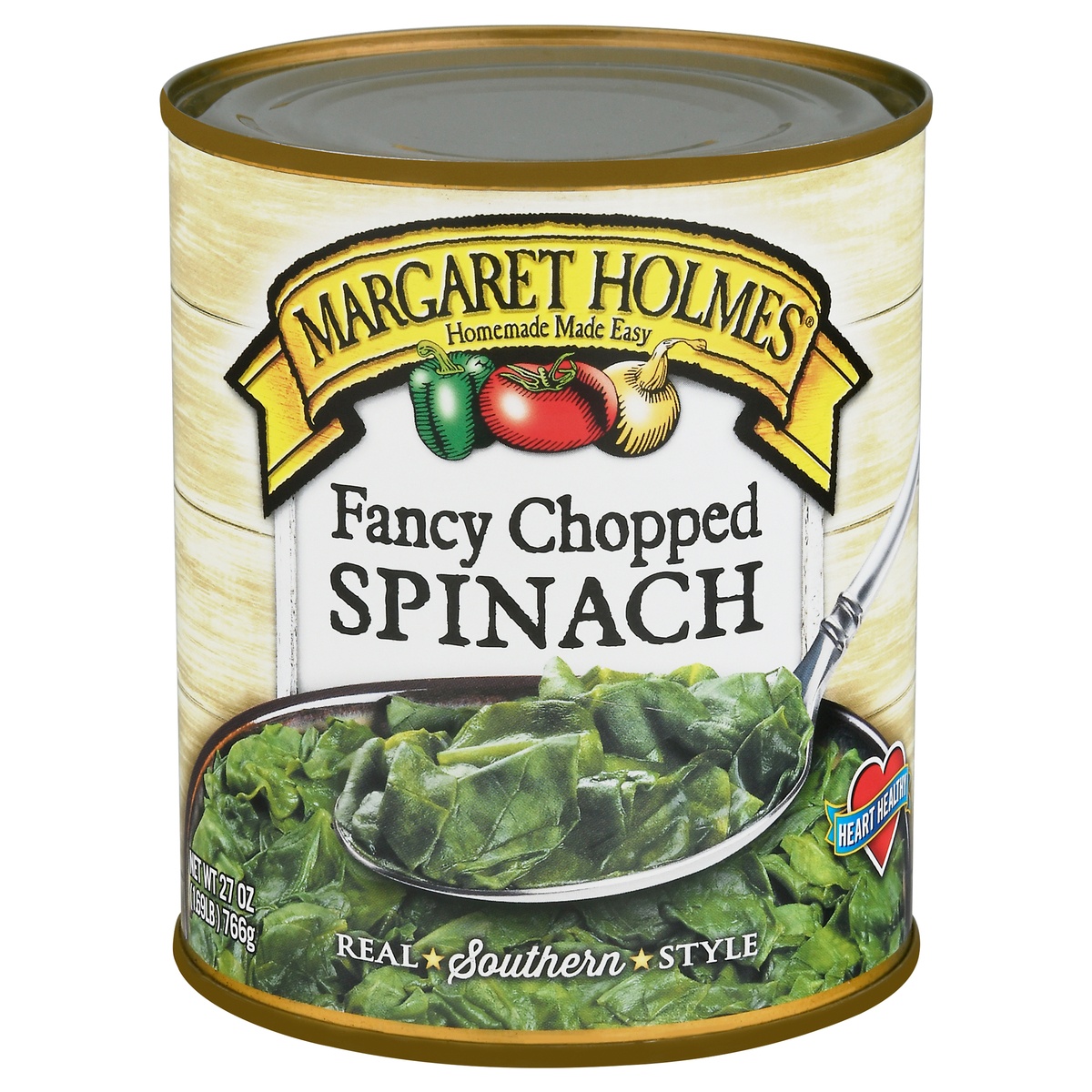 slide 1 of 11, Mh Fancy Chop Spinach, 27 oz