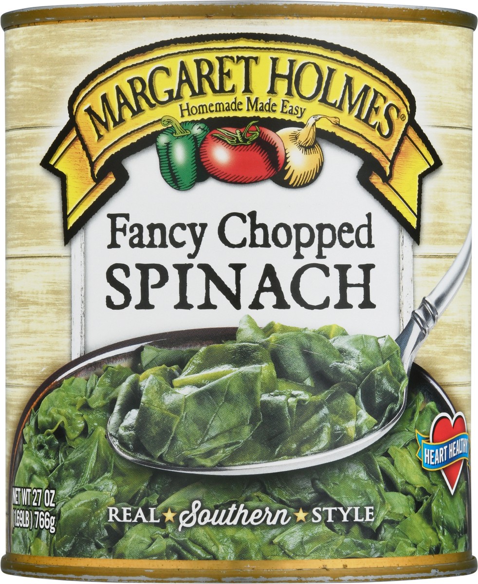 slide 8 of 13, Margaret Holmes Fancy Chopped Spinach 27 oz, 27 oz