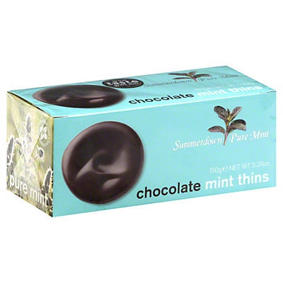 slide 1 of 1, Summerdown Chocolate Thins, 5.29 oz