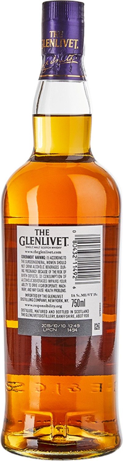 slide 8 of 8, The Glenlivet 14 Year Old Single Malt Scotch Whisky 750mL, 80 Proof, 750 ml