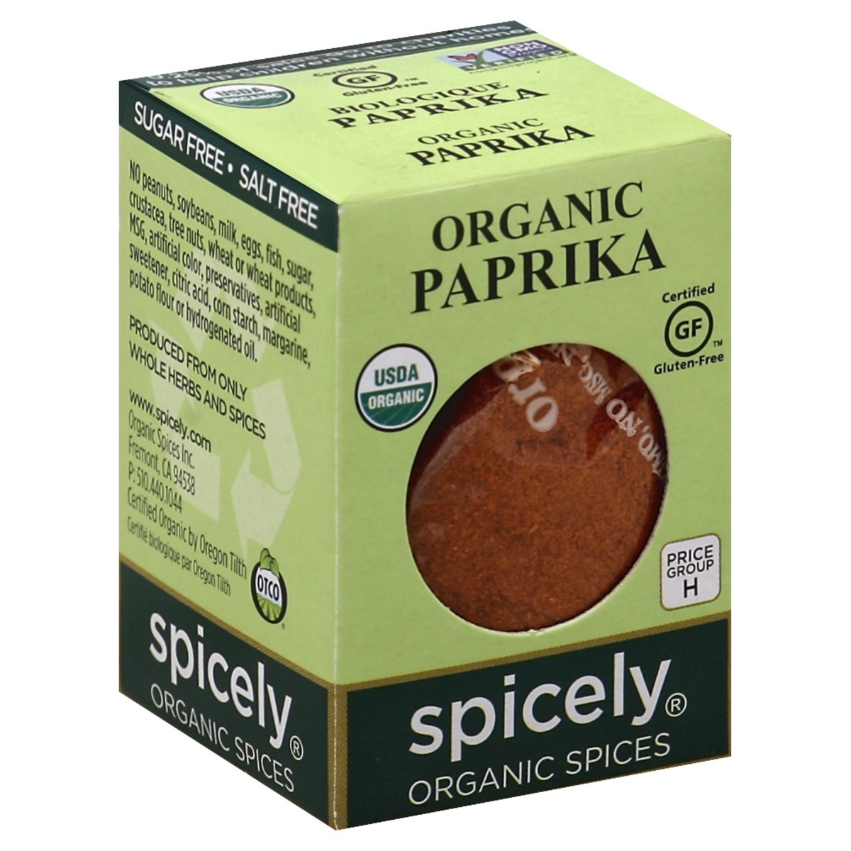 slide 3 of 4, Spicely Organic Spices Paprika 0.45 oz, 0.45 oz