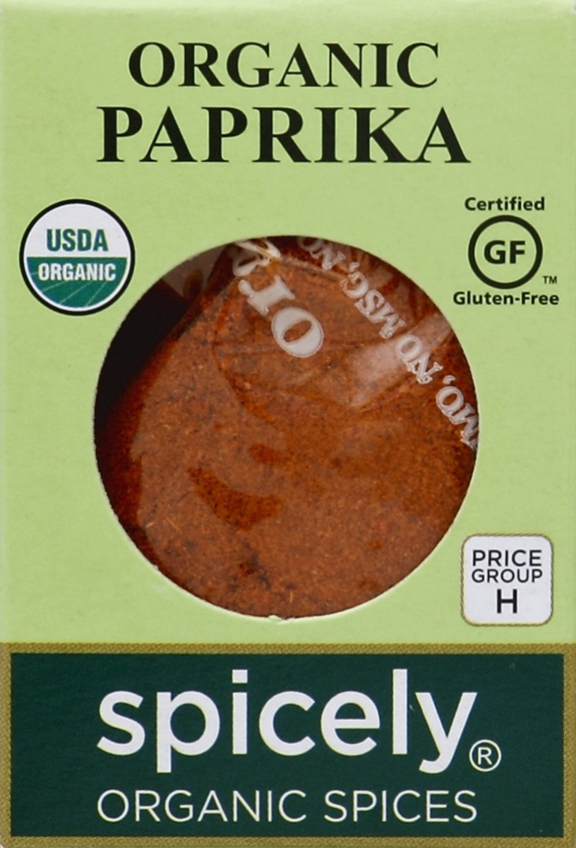 slide 1 of 4, Spicely Organic Spices Paprika 0.45 oz, 0.45 oz