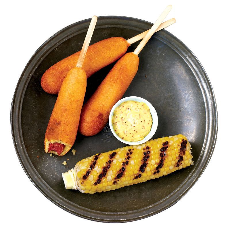 slide 4 of 5, Applegate Farms Applegate Gluten Free Frozen Uncured Beef Corn Dogs - 10oz/4ct, 4 ct; 10 oz