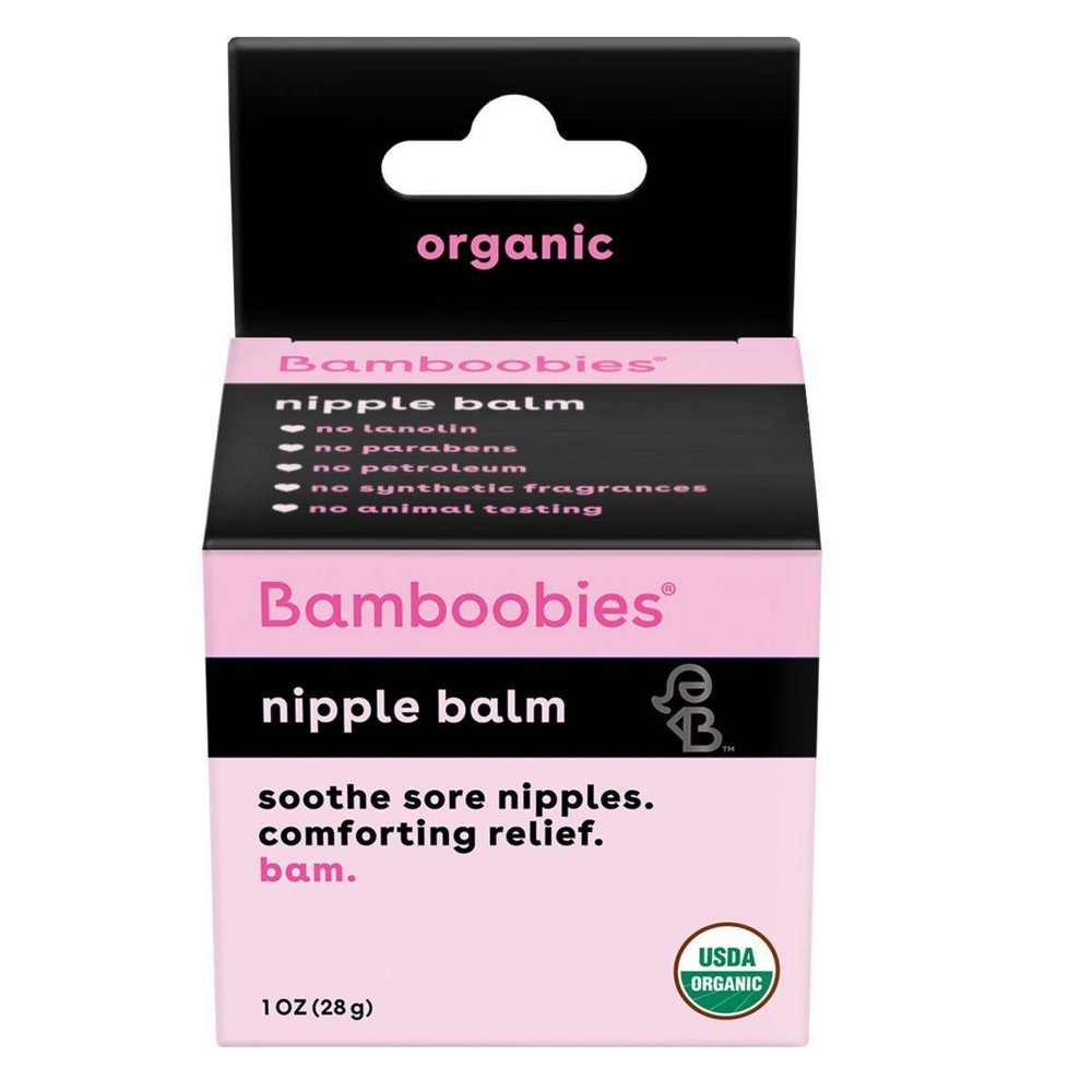 slide 3 of 3, Bamboobies Organic Nipple Balm, 1 ct