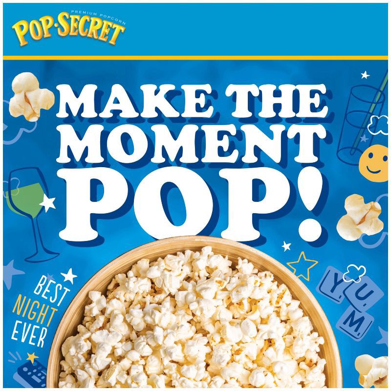 slide 5 of 7, Pop Secret Microwave Popcorn Movie Theater Butter Flavor - 3oz/12ct, 12 ct; 3 oz