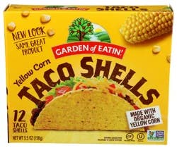 Garden of Eatin' Taco Shell Yellow Org