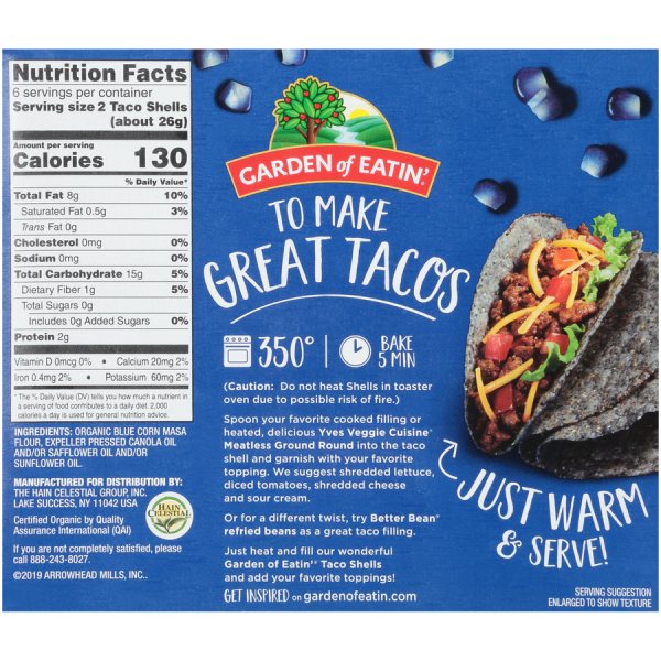 slide 5 of 13, Garden of Eatin' Blue Corn Taco Shells, 5.5 oz