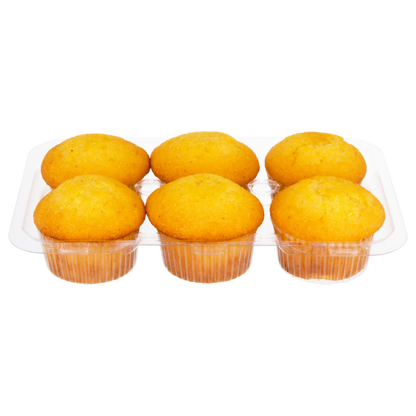 slide 1 of 1, Giant Bakery Corn Muffins - 6 ct, 6 ct; 15 oz