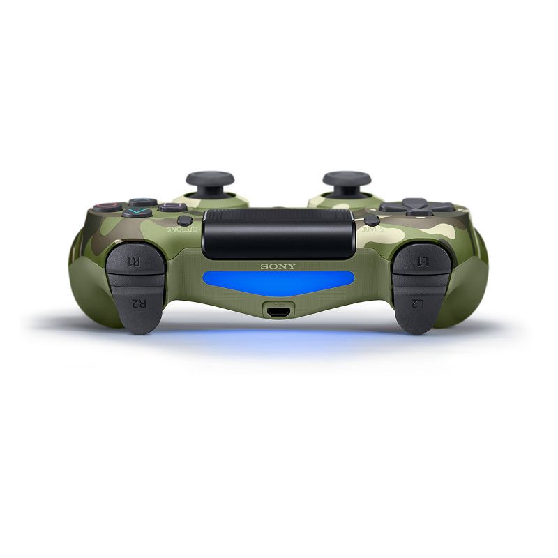 slide 3 of 5, Sony DualShock 4 Wireless Controller for PlayStation 4 - Green Camo, 1 ct