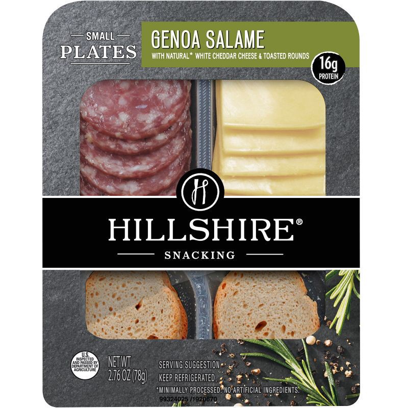 slide 1 of 5, Hillshire Farm Hillshire Genoa Salami Small Plates - 2.76oz, 2.76 oz